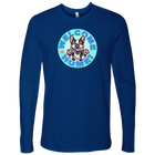 Boston Terrier - Welcome Home - Next Level Mens Long Sleeve