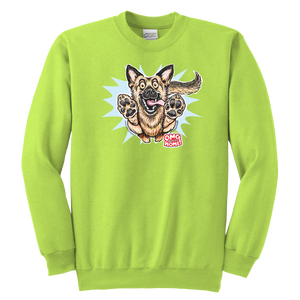 German Shepherd Youth Crewneck Sweatshirt