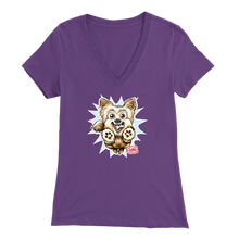 Load image into Gallery viewer, Yorkshire Terrier (Yorkie) - Bella Womens V-Neck