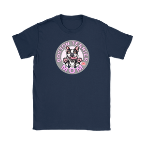 Boston Terrier Mom - Gildan T-Shirt