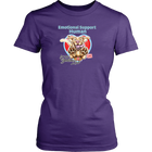 Emotional Support Human - Yellow Labrador Retriever - District Womens Shirt