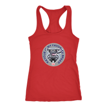 Load image into Gallery viewer, Rescue is My Favorite Breed - Black Labrador Racerback Tank