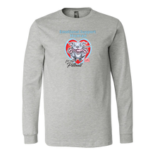 Load image into Gallery viewer, Emotional Support Human - Blue Nose Pitbull - Canvas brand Long Sleeve Shirt