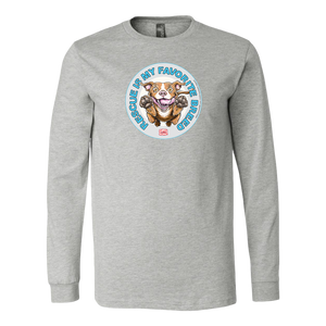 Rescue is my favorite breed - Red Nose Pitbull - Long Sleeve Shirt by Canvas