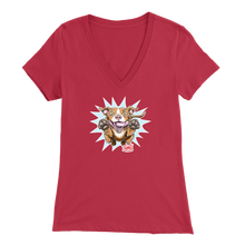 Load image into Gallery viewer, Red Nose Pitbull - Bella Womens V-Neck