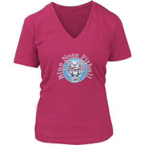 Blue Nose Pitbull - District Womens V-Neck