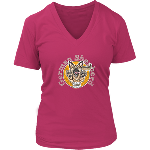 German Shepherd - District Womens V-Neck for Dog Lovers