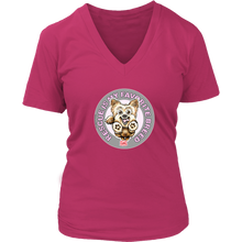 Load image into Gallery viewer, Rescue is My Favorite Breed - Yorkie - Womens V-Neck for the Yorkshire Terrier Dog Lover