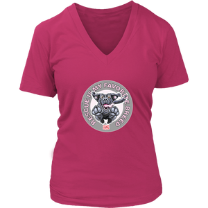 Rescue is My Favorite Breed - Black Labrador Womens V-Neck