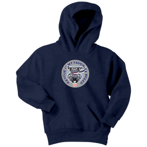 Rescue is My Favorite Breed - Black Labrador Youth Hoodie