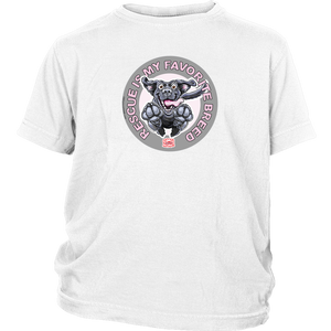 Rescue is My Favorite Breed - Black Labrador Youth Shirt