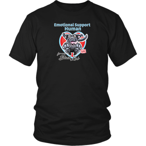 Emotional Support Human - Black Labrador Retriever - District Unisex Shirt