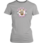 light grey yorkie mom tshirt for yorkshire terrier dog lovers