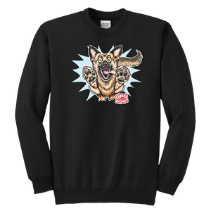 German Shepherd Youth Crewneck Sweatshirt