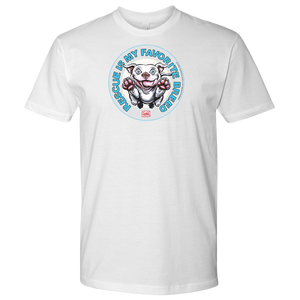 Rescue is my favorite breed - White Staffy Mens Shirt by Next Level