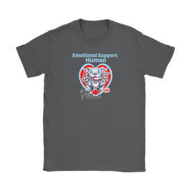 Emotional Support Human - Blue Nose Pitbull - Gildan Womens T-Shirt
