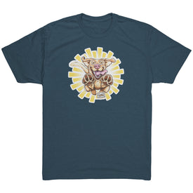 Yellow Labrador Dog Lover Soft Triblend Mens Shirt