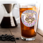 Yellow Labrador Dog Mom pint glass