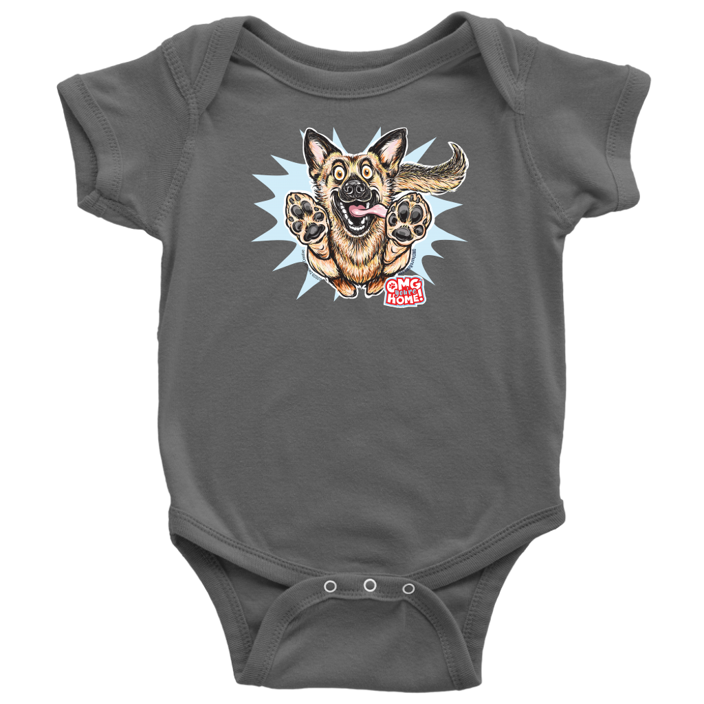 German Shepherd Baby Bodysuit