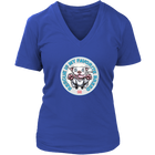 Rescue is my favorite breed - White Staffy Womens V-neck by District