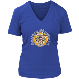 German Shepherd - District Womens V-Neck for Dog Lovers