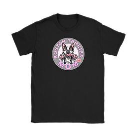 Boston Terrier Dog Mom tshirt