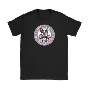 Boston Terrier Dog Mom tshirt