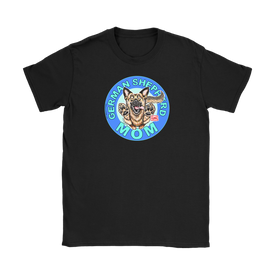 German Shepherd Mom -  Gildan Womens T-Shirt
