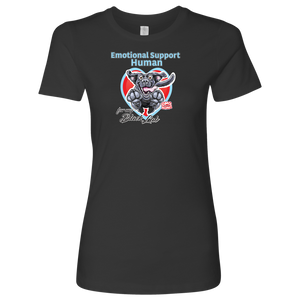 Emotional Support Human - Black Labrador Retriever - Womens Shirt for Dog Lovers