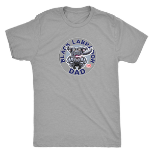 Black Labrador Dog Dad Shirt for Lab Lovers