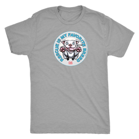 Rescue is my favorite breed - White Staffy Mens Triblend Shirt by Next Level