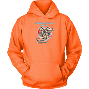 Emotional Support Human - German Shepherd - Unisex Hoodie