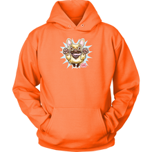 Load image into Gallery viewer, orange Unisex Hoodie featuring the OMG Fawn French Bulldog - Frenchie 