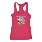 Emotional Support Human - Yellow Labrador Retriever - Next Level Racerback Tank