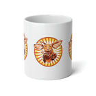 Excited Jumping Super Vizsla Puppy Dog Jumbo Ceramic Mug, 20oz