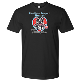 Emotional Support Human - Boston Terrier - Next Level Mens Shirt