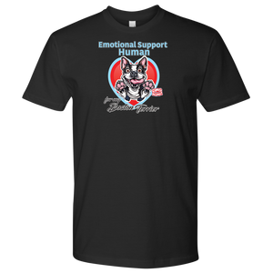 Emotional Support Human - Boston Terrier - Next Level Mens Shirt