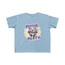 Load image into Gallery viewer, Kid&#39;s Fine Jersey Pittie Party Happy Pitbull Puppy Tee