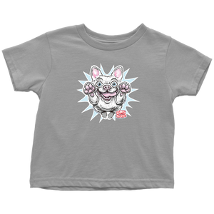 White French Bulldog - Frenchie - Toddler T-Shirt