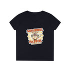 Playful Golden Retriever Puppy - Squirrel Patrol Ladies' V-Neck T-Shirt