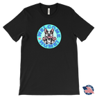 Boston Terrier Welcome Home - Canvas brand Mens T-Shirt