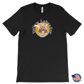Yellow Labrador Retriever - Canvas Mens T-Shirt