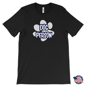 Dog Person - Canvas Mens T-Shirt