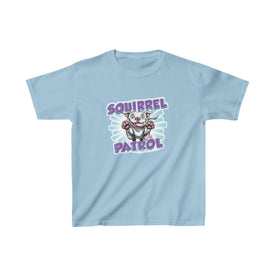 Happy Pitbull Puppy Dog Squirrel Patrol -  Kids Heavy Cotton™ Tee