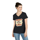 Playful Golden Retriever Puppy - Squirrel Patrol Ladies' V-Neck T-Shirt