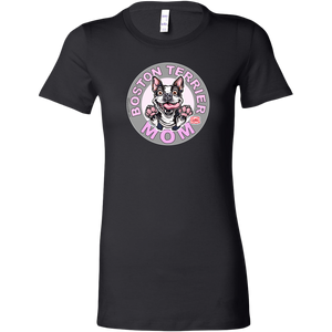 Boston Terrier Mom - Bella Womens Shirt