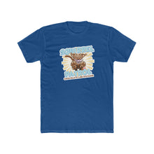 Load image into Gallery viewer, Chocolate Labrador Dog Squirrel Patrol - Men&#39;s Cotton Crew Tee