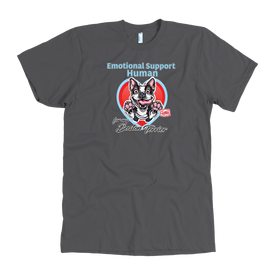 Emotional Support Human - Boston Terrier - American Apparel Mens