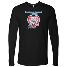 Load image into Gallery viewer, Emotional Support Human - Blue Nose Pitbull - Next Level Mens Long Sleeve