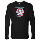 Emotional Support Human - Blue Nose Pitbull - Next Level Mens Long Sleeve